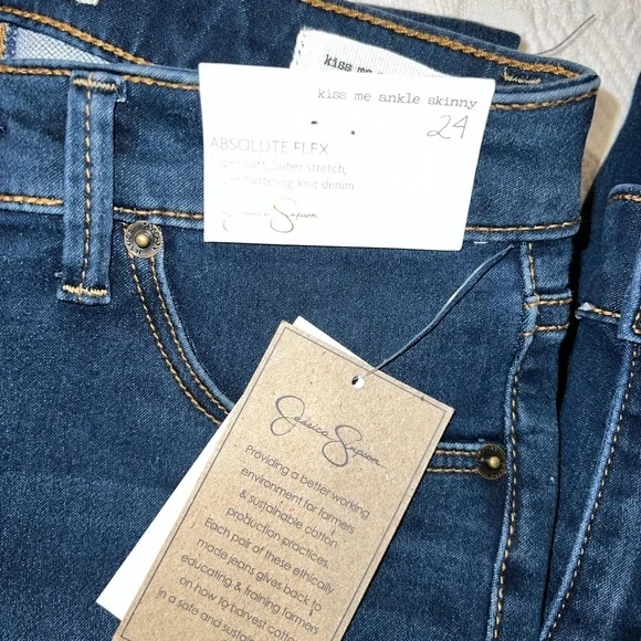 Jessica Simpson jeans NEW stretch high waist 24 28 - Picture 4 of 15